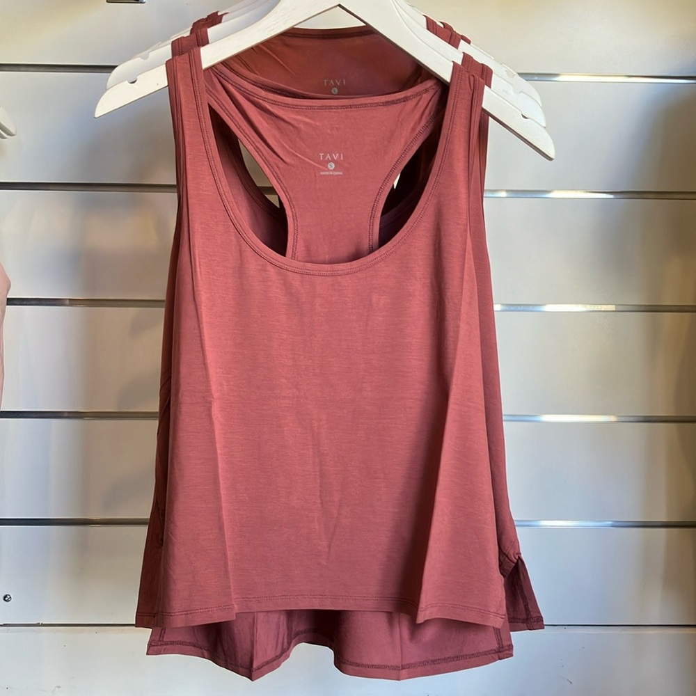 NWT Tavi Racerback Tank in Mesa - Beautiful Fall Color!
